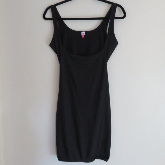 Star Power Spanx | Size XL | Black Knee Length Open Bust Shapewear Slip Dress - Picture 1 of 10